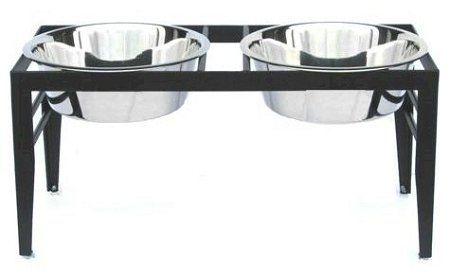 Chariot Double Elevated Dog Bowl